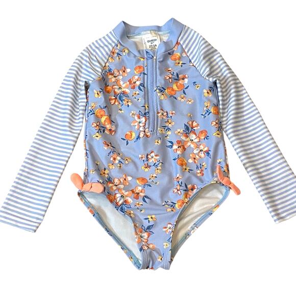 Kids 2T Bundle Nike Jacket Short Blueberi Dress OshKosh Swimsuit Summer Vacation - Picture 2 of 8